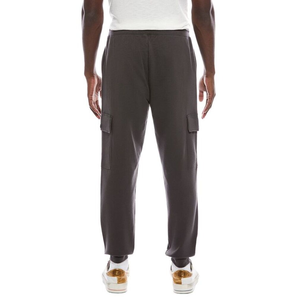 Barefoot Dreams Mens Mc Pima Fleece Cargo Pant, Grey - Picture 2 of 3